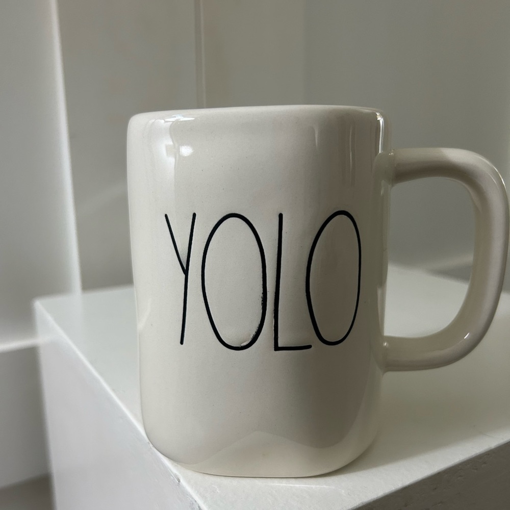Rae Dunn Pottery YOLO Coffee Mug / Cup